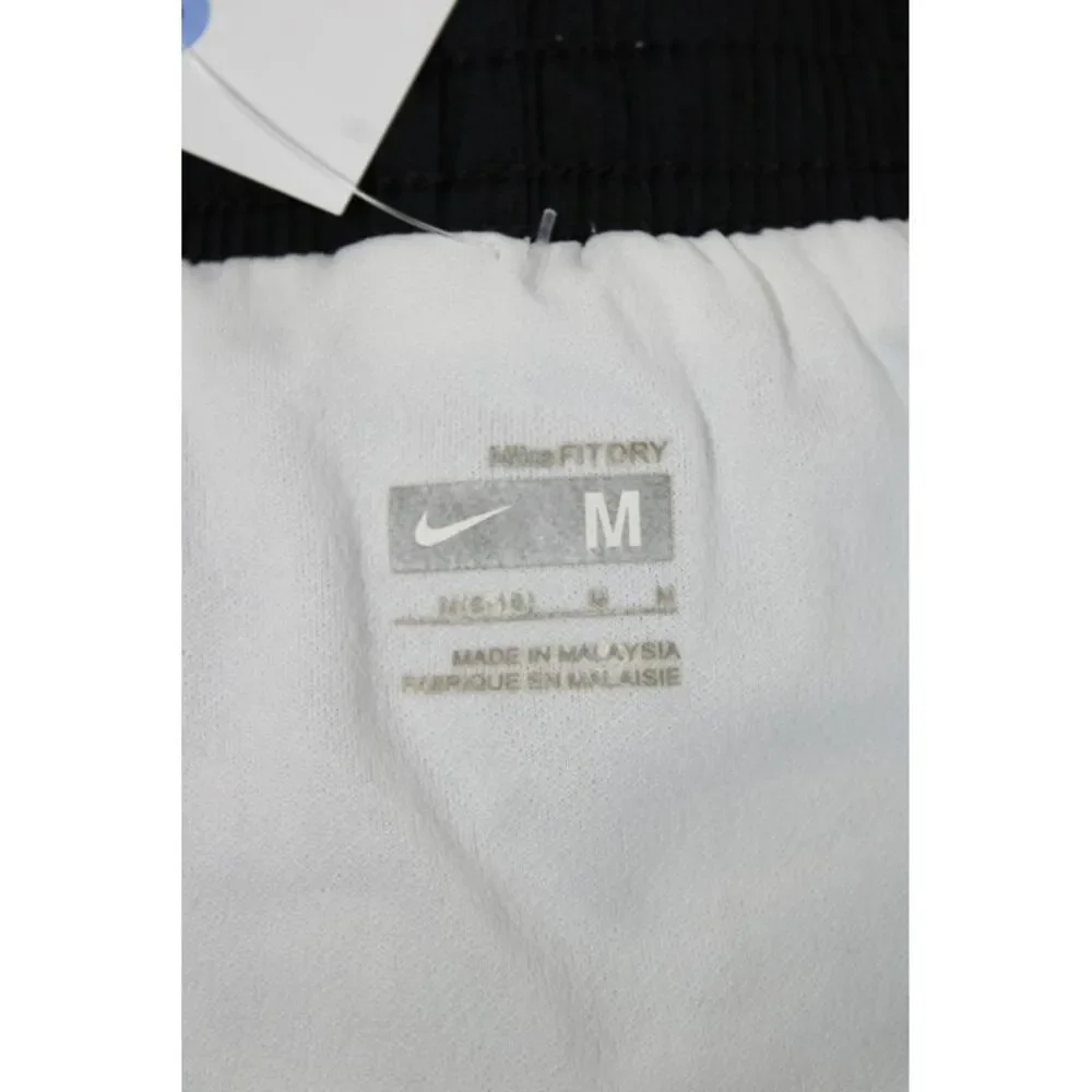 Nike Unisex Sports Shorts Black 100% Polyester Solid Size M